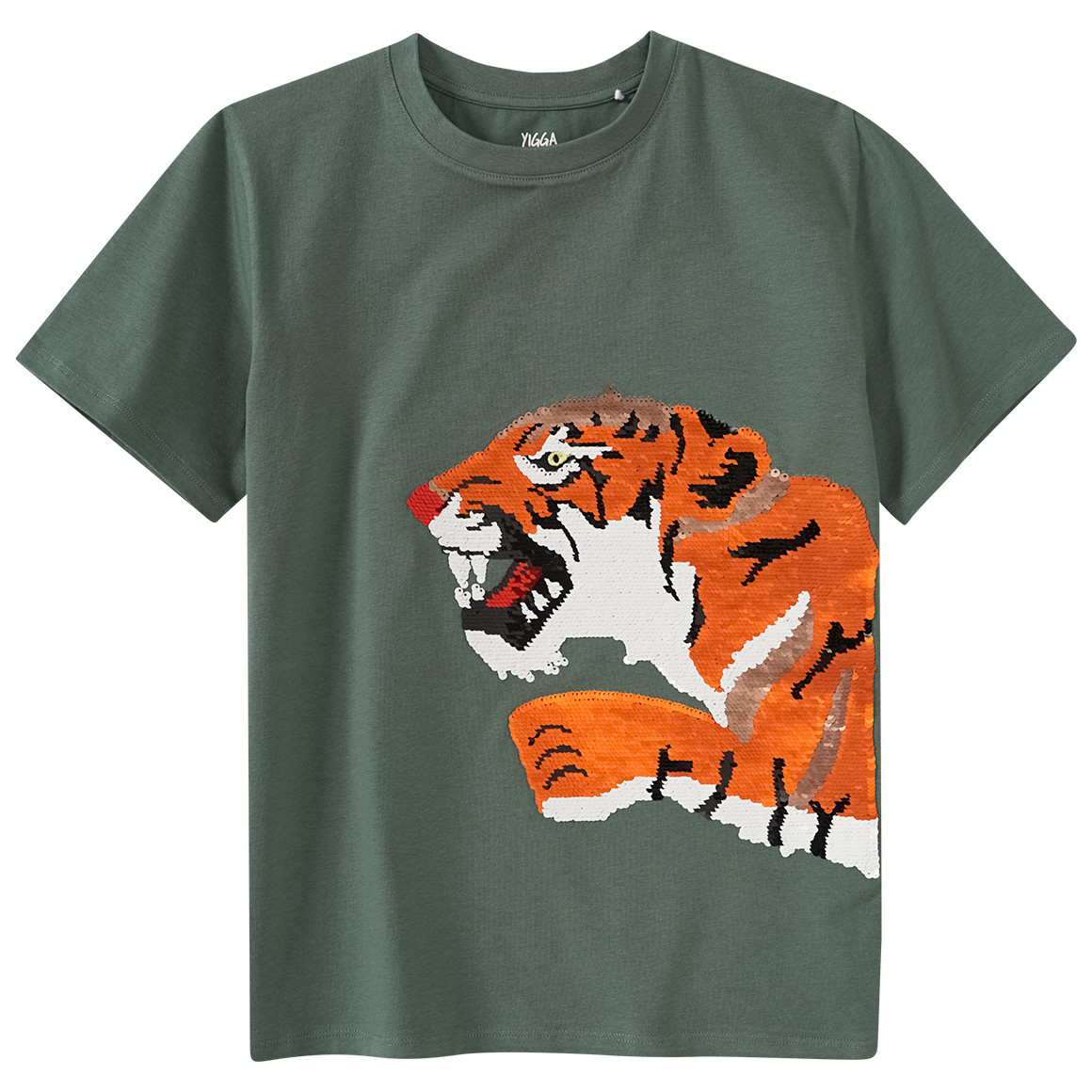Jungen T-Shirt mit Wendepailletten