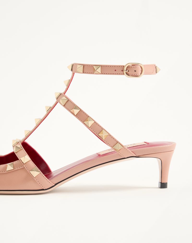 Rockstud Decote em Pele de Cabra 40mm