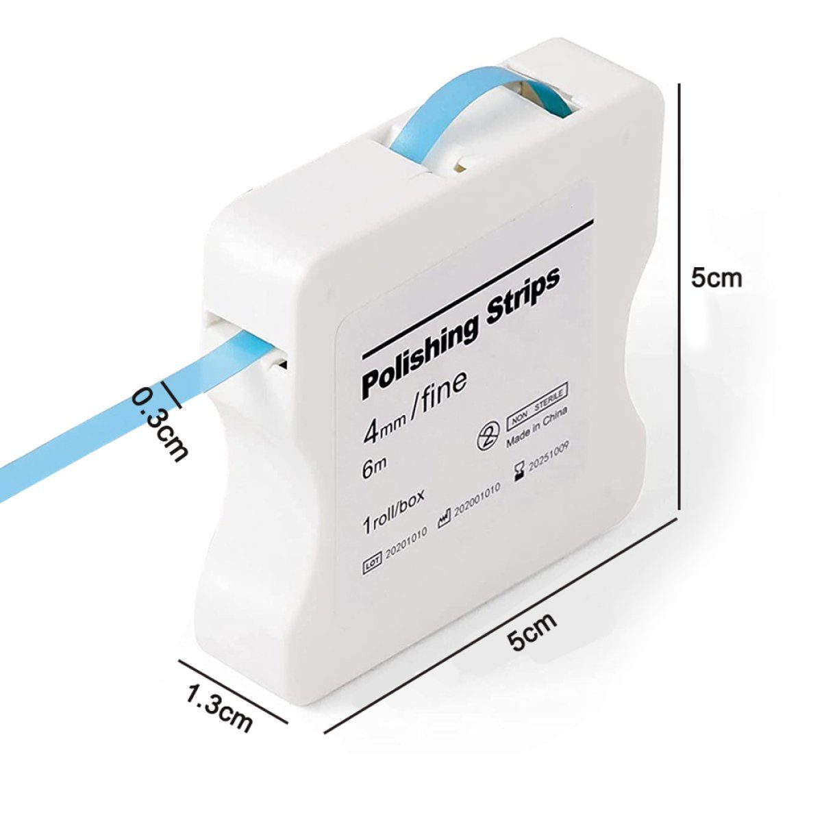 Rwoythk Zahnbleaching-Paste Zahn Schleifpapier, Dental Polierstreifen, Size - 30/50μm Breite