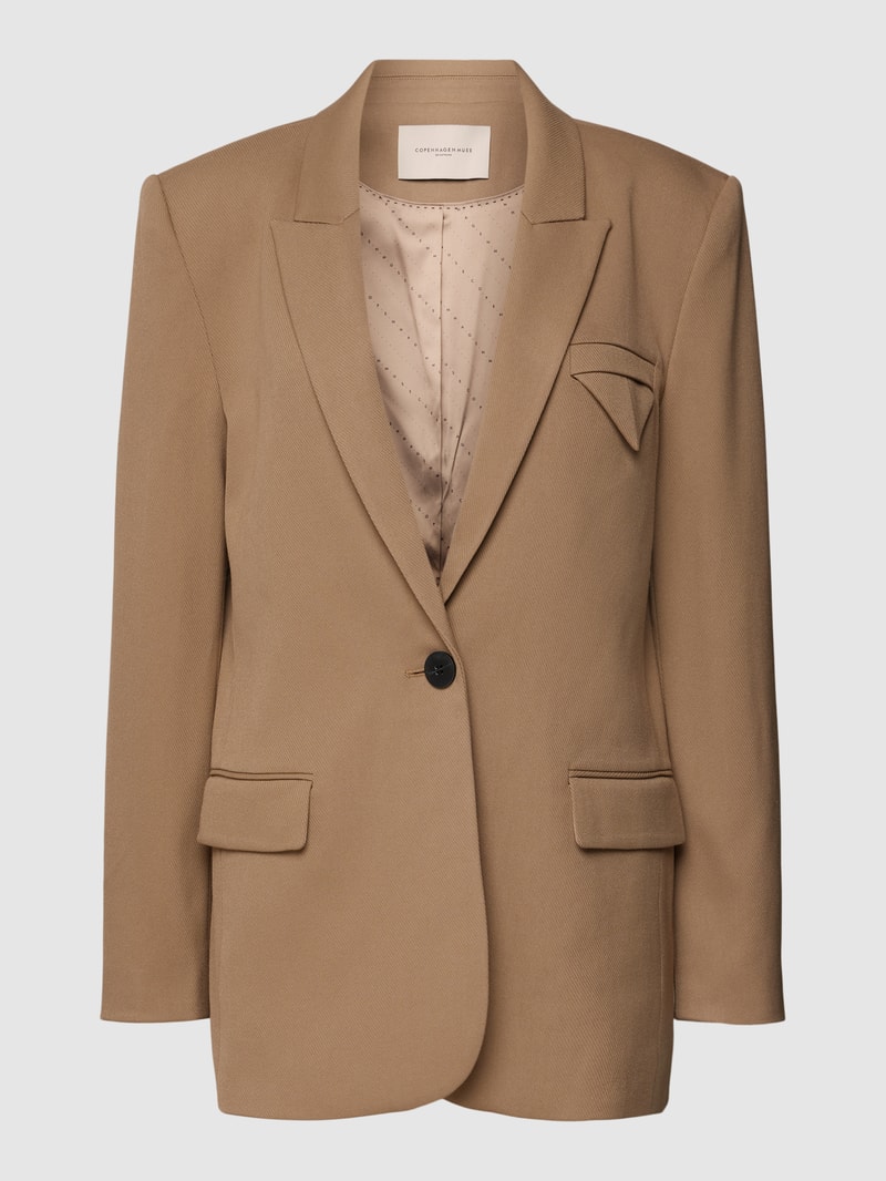 Blazer mit Brustleistentasche Modell 'CMTAILOR-JA' in khaki