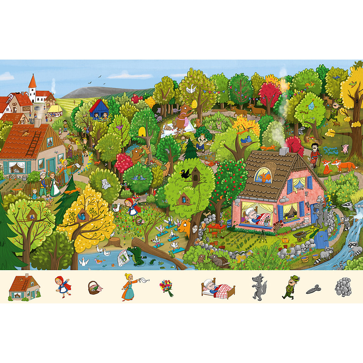 Die schönsten Wimmelmärchen der Brüder Grimm