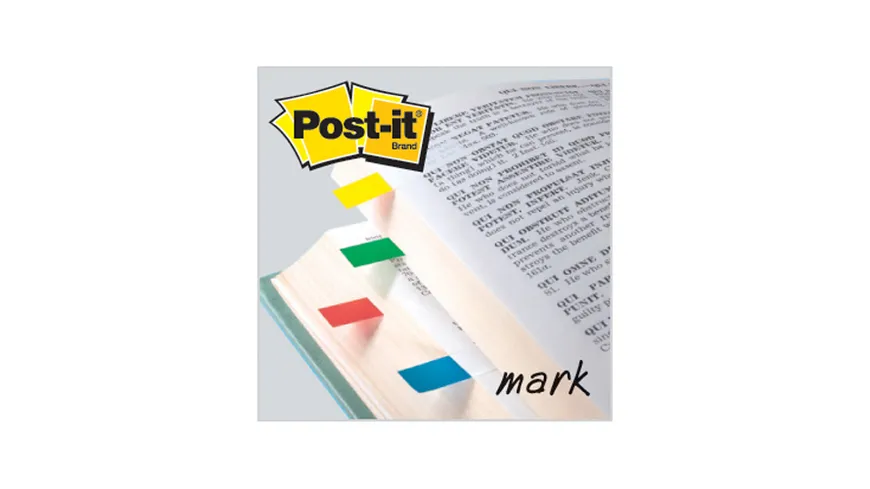 Post-it Haftstreifen Index Mini 3 Spender à 35 Blatt + 1 Gratis-Spender mehrfarbig