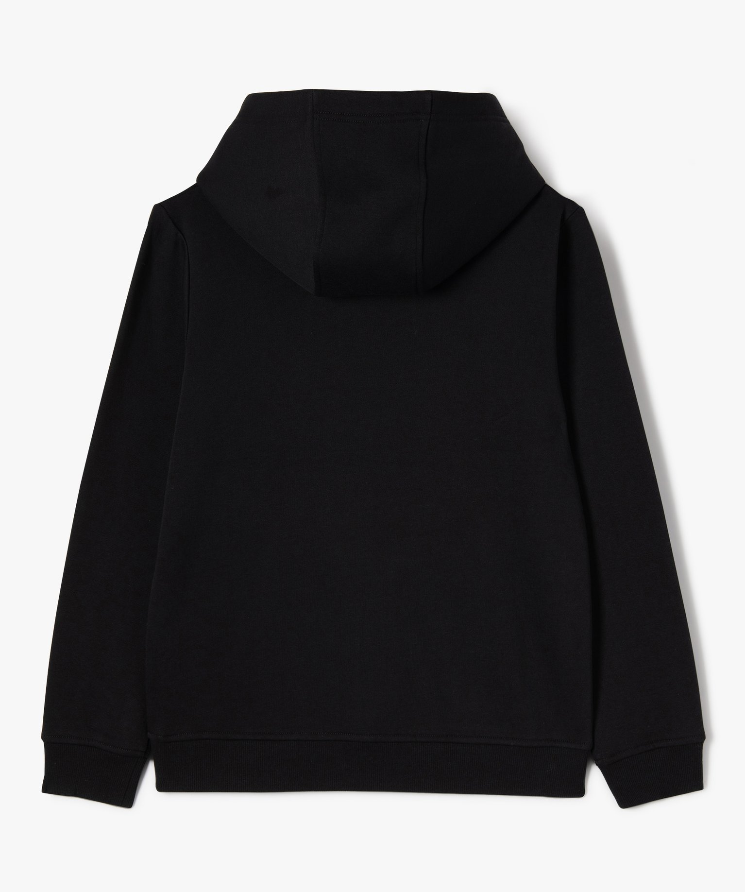 Sweat molletonné à capuche Garçon noir | GEMO