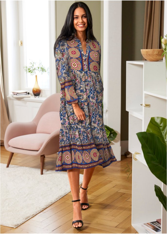 Bedrucktes Tunika-Kleid