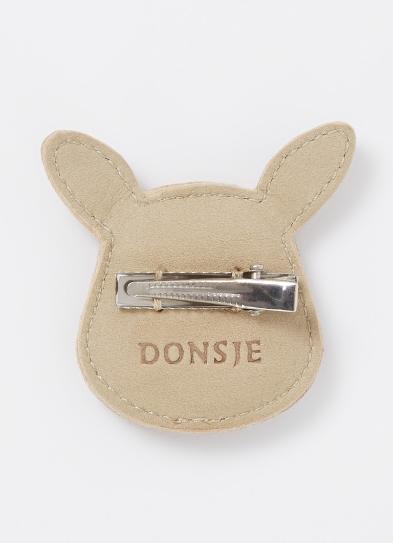 Clemă de păr Donsje Amsterdam Josy Classic Bunny Nubuck