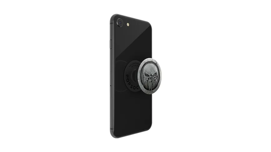 PopGrip - ausziehbarer Handy-Griff Handyhalter -  Punisher Monochrome