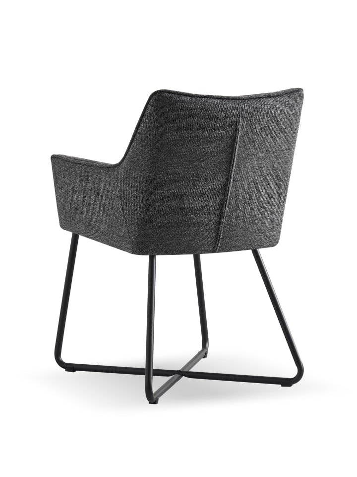 B&D Home 2er-Set: Esszimmerstuhl BREIGHT in Anthrazit - (B)56 x (H)83 x (T)59 cm günstig kaufen onesize