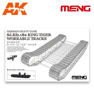 Königstiger Modellbausatz mit beweglichen Zusatzketten 1:35