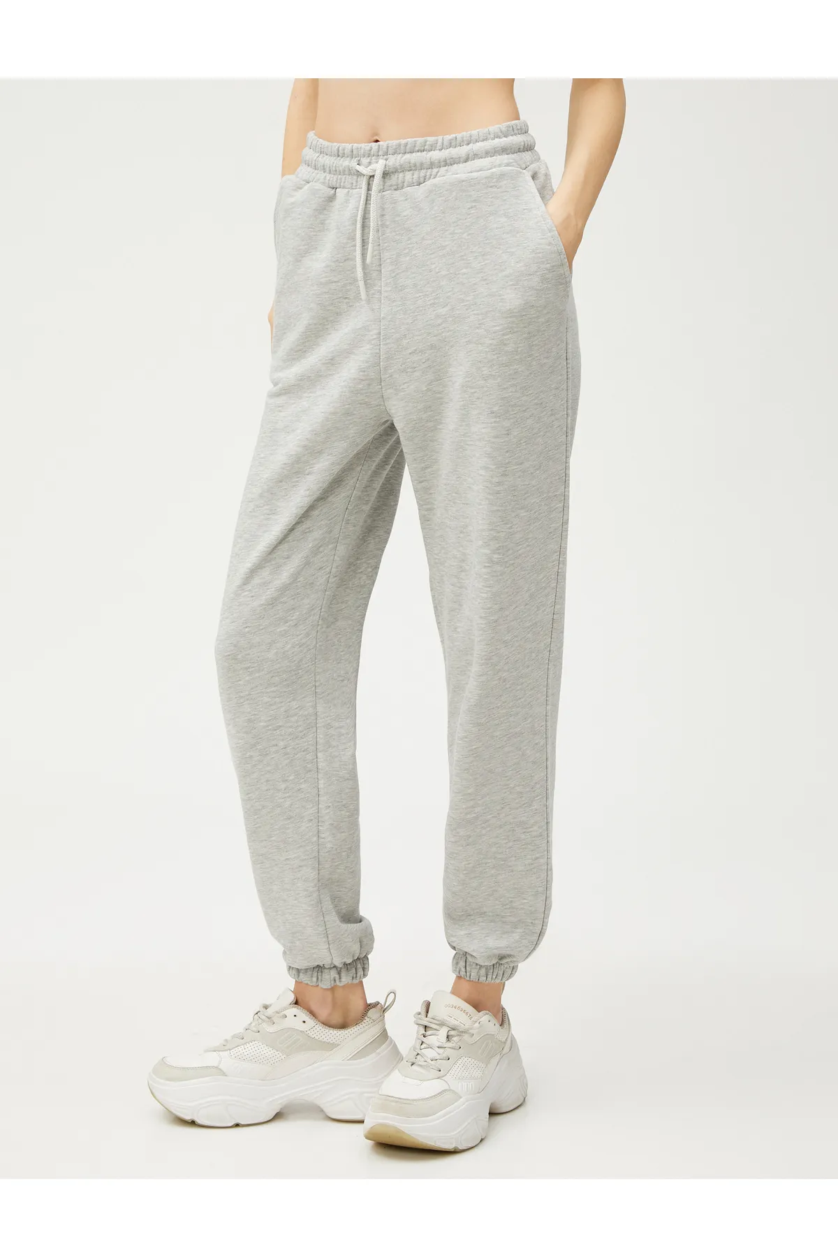 Koton  Jogger-Jogginghose, Taillentasche, Baumwolle