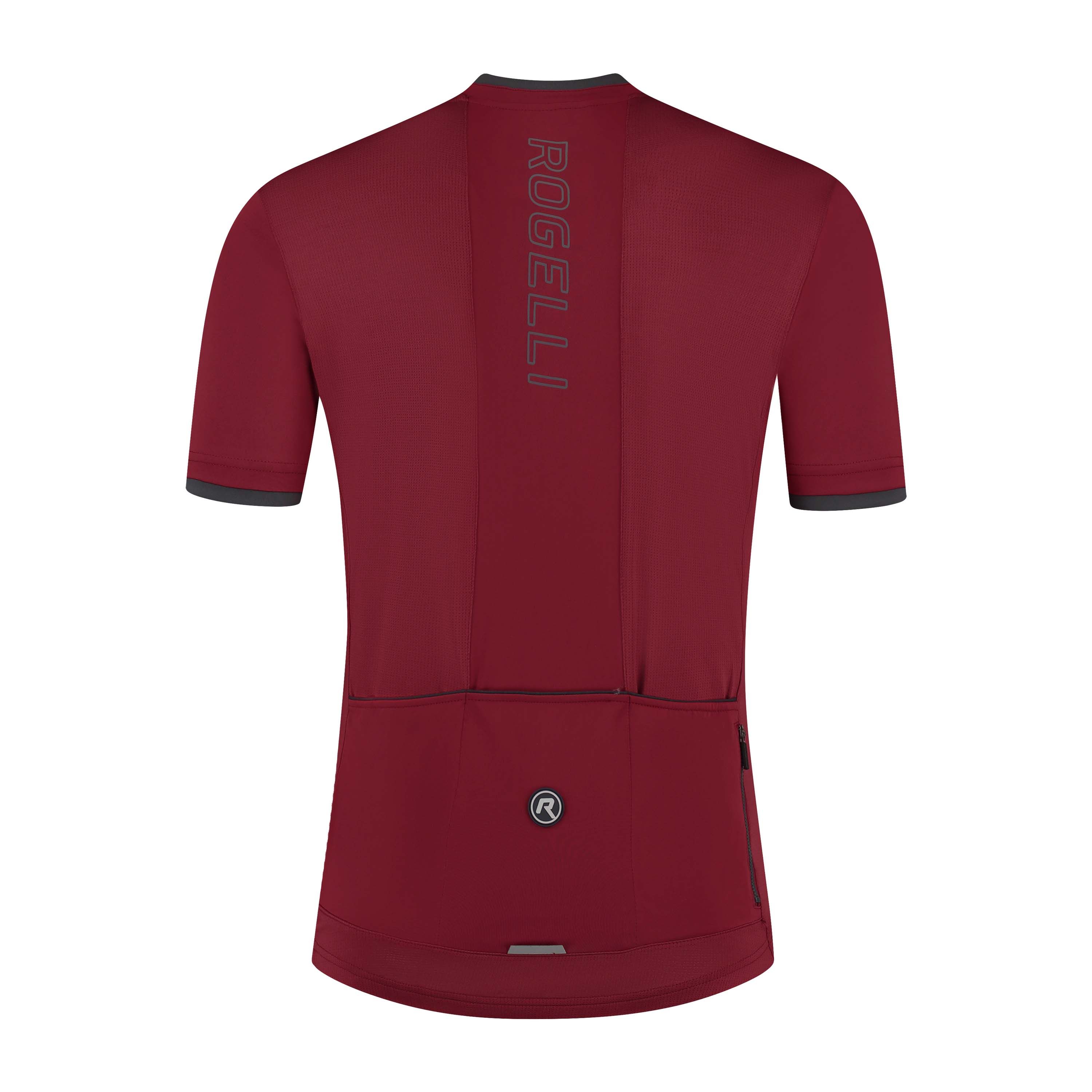 Rogelli Essential Bordeaux Herren Radtrikot
