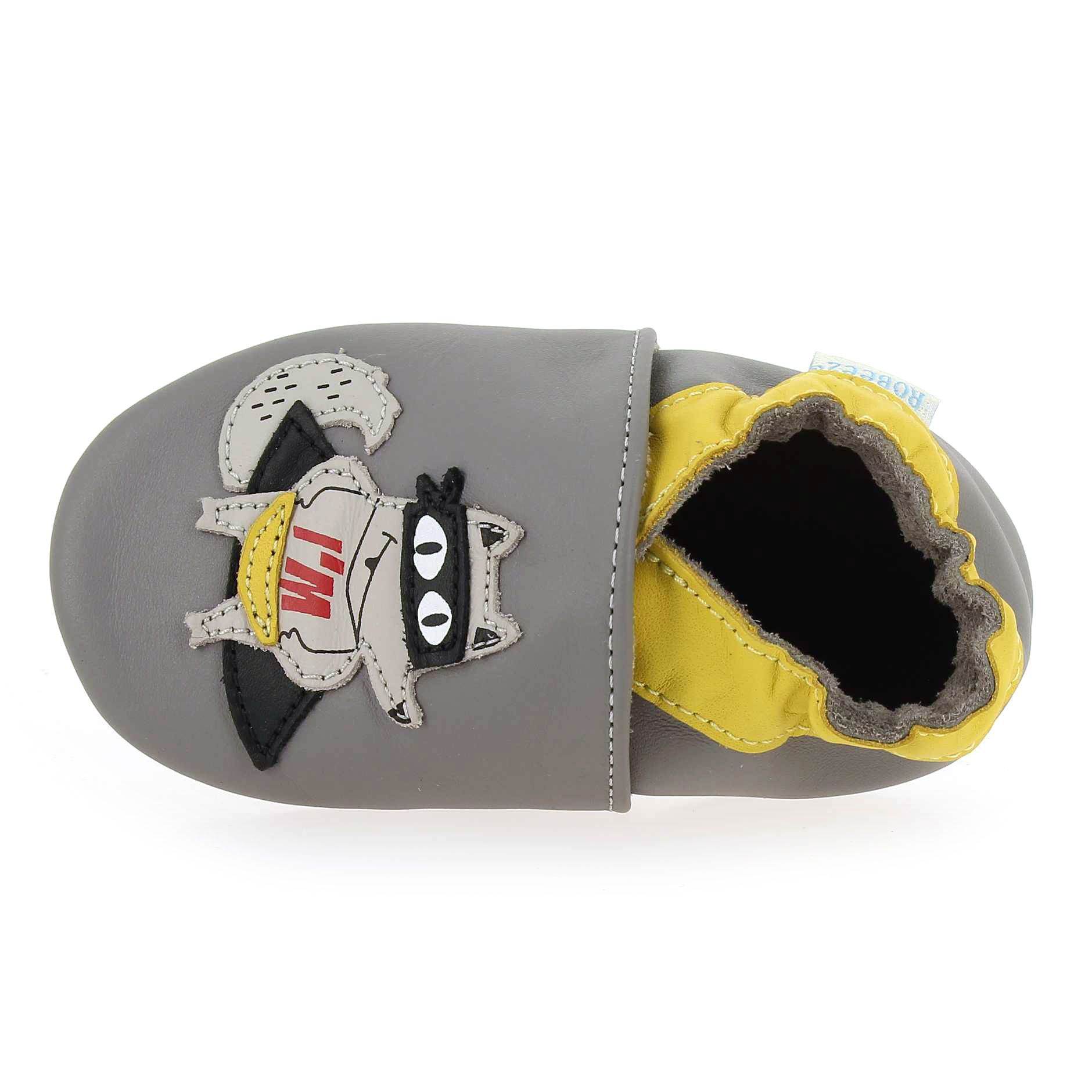 Robeez  SUPER WOLF - Gris Jaune