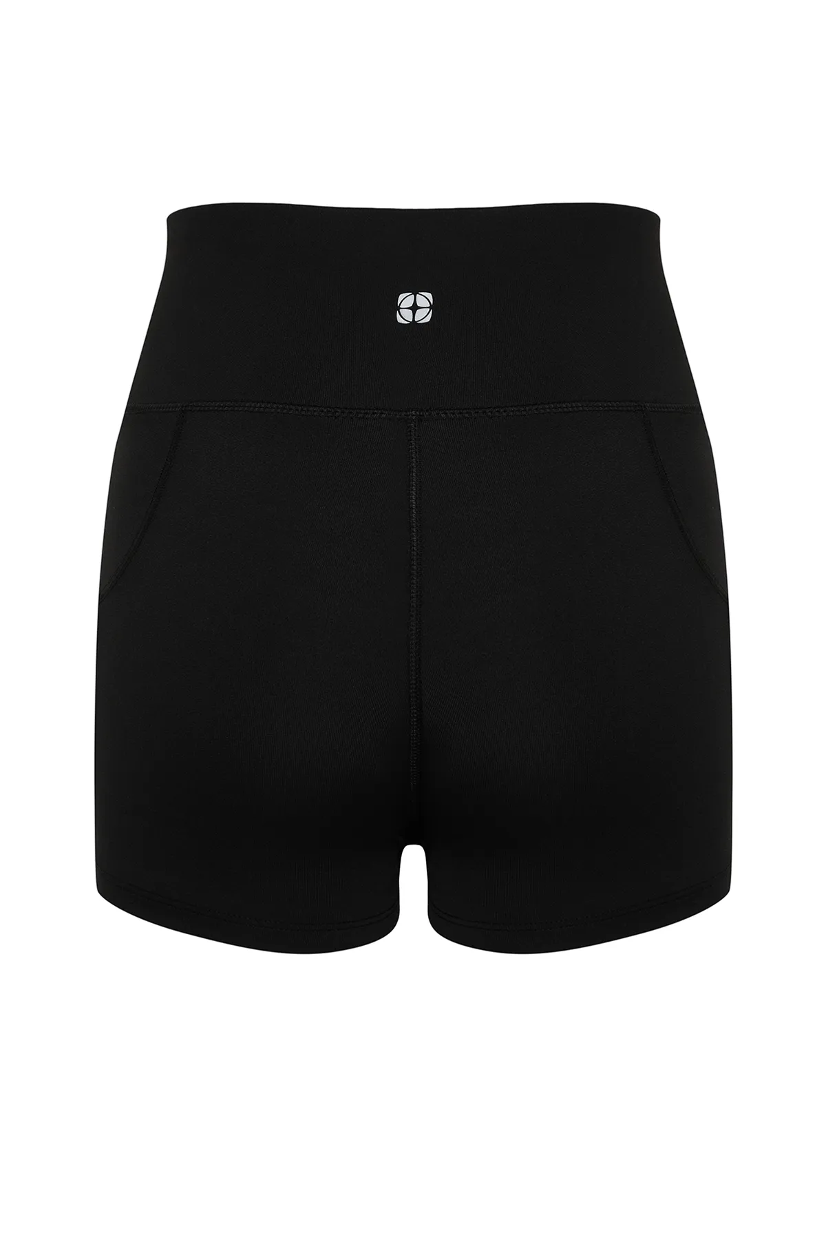Trendyol Collection  Schwarze Restorer Extrakurze Strick-Sportshorts/Kurze Leggings THMSS24TY00018