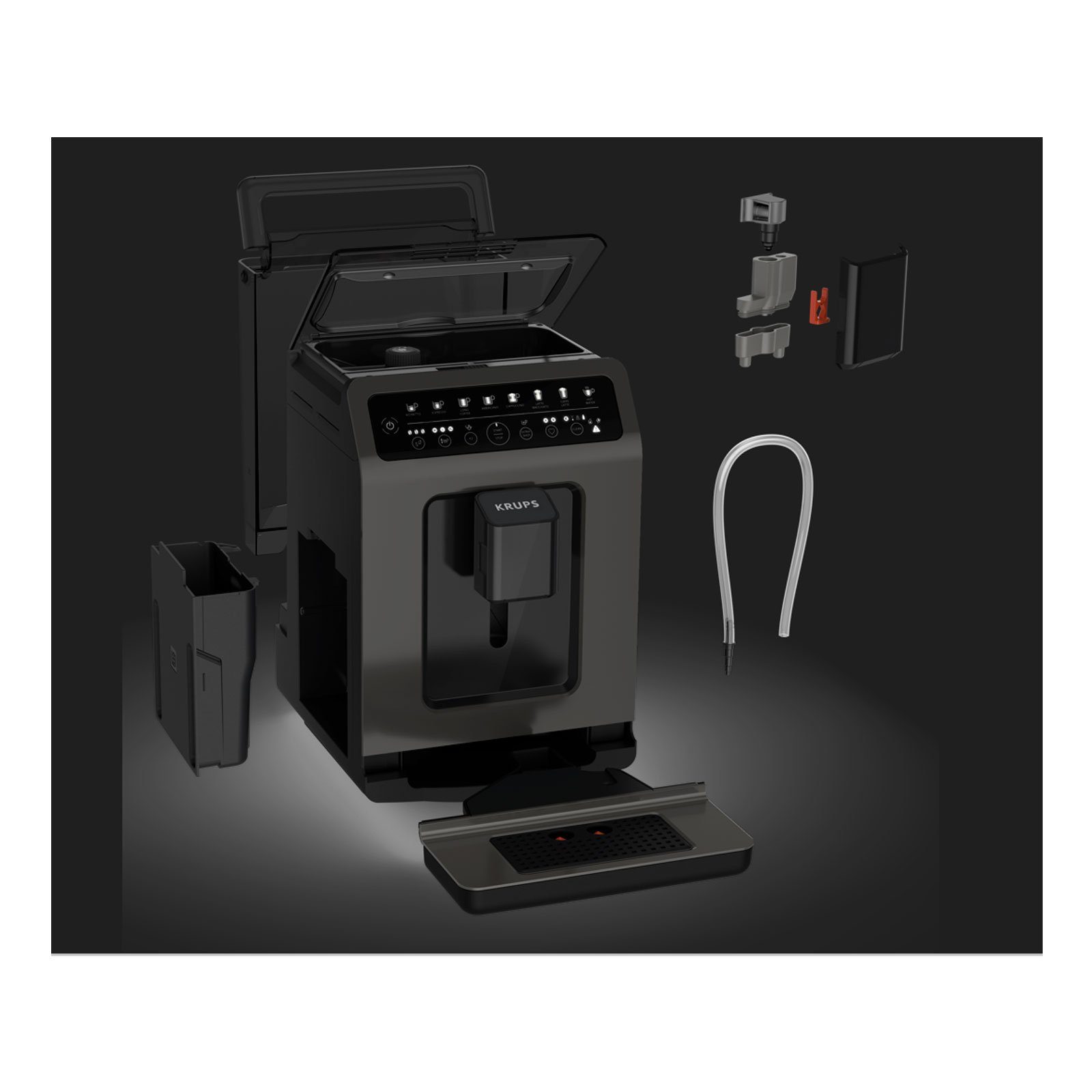Krups Kaffeevollautomat EA89ZB10, Speicherung der Einstellungen, Kegelmahlwerk