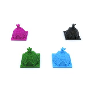 Huts for Kingdomino Origins – 4 Pieces