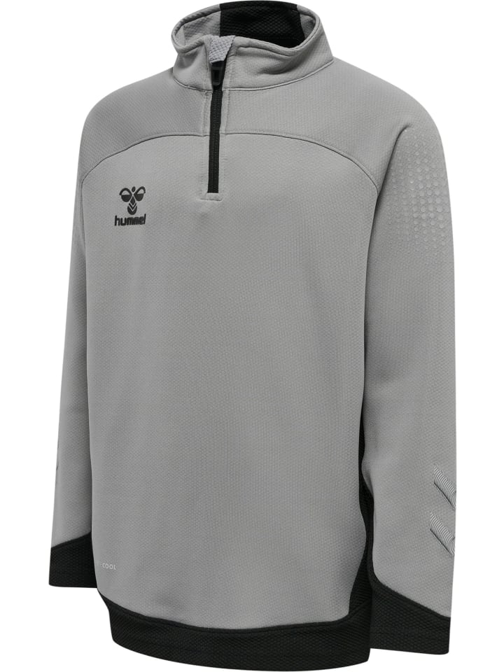 Hummel Hummel Halbreißverschluss Sweatshirt Hmllead Kinder in GREY MELANGE günstig kaufen
