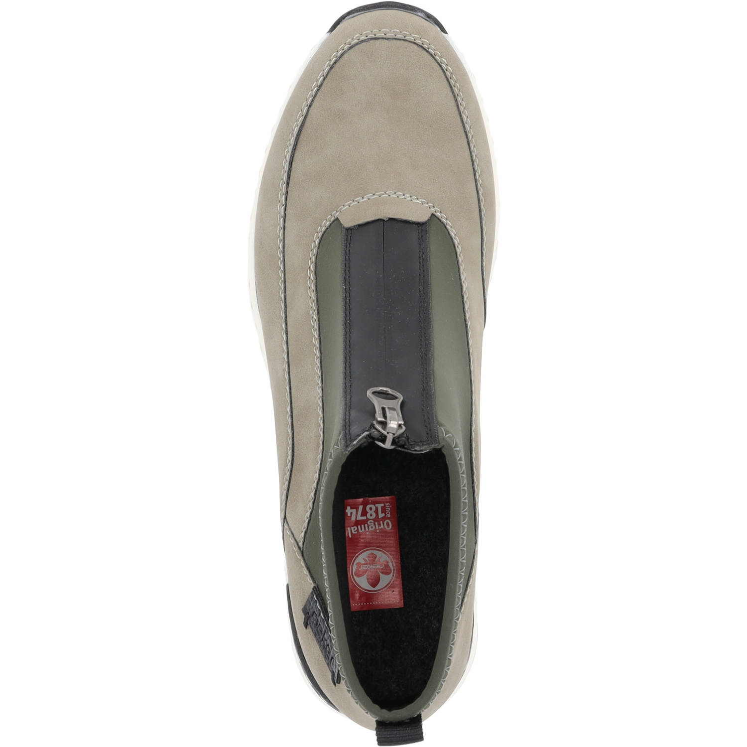 Rieker N6352, Stiefeletten, Damen, Grün (pesto/schwarz)
