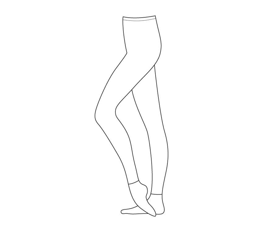 Footless tights