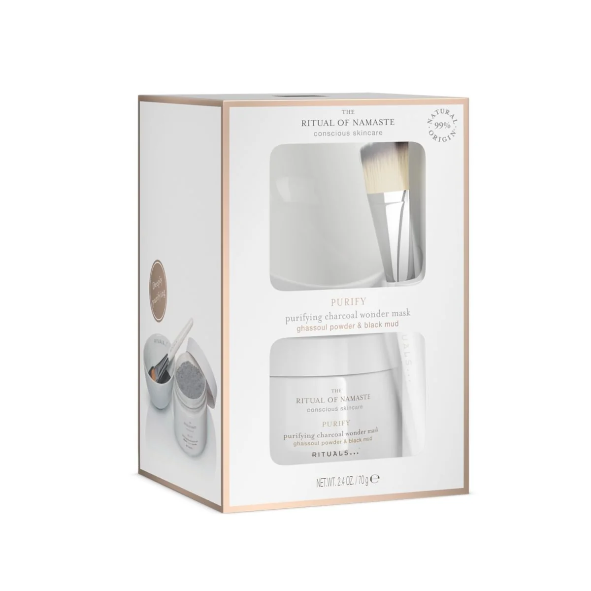 The Ritual of Namaste Purifying Charcoal Wonder Mask - Maschera Purificante viso