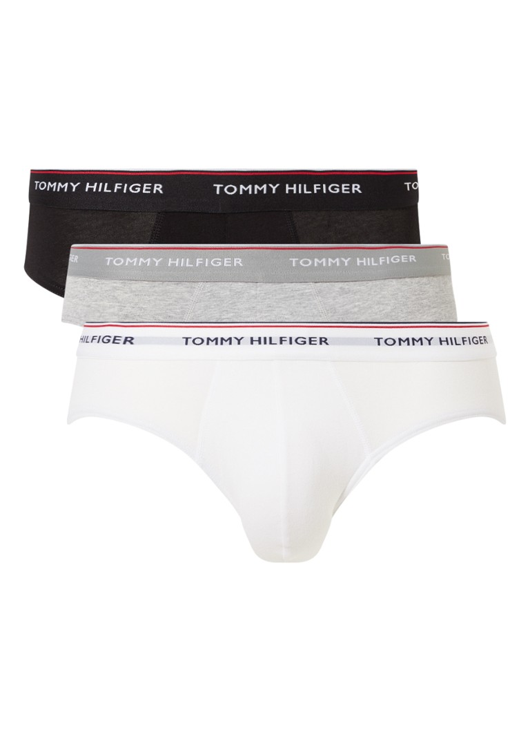 Lot de 3 slips Tommy Hilfiger avec bande logotée