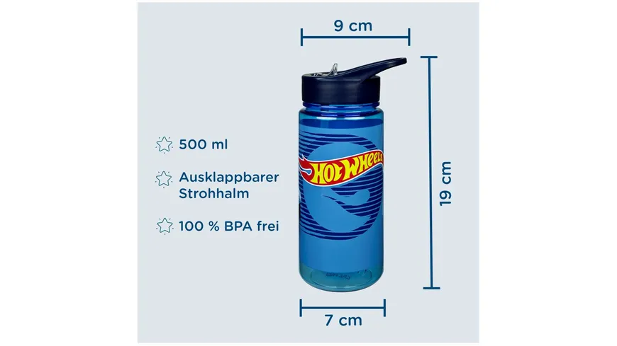 Scooli - AERO Trinkflasche HOT WHEELS