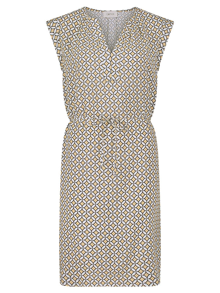 CARTOON Kleid in Weiß/ Gelb günstig kaufen