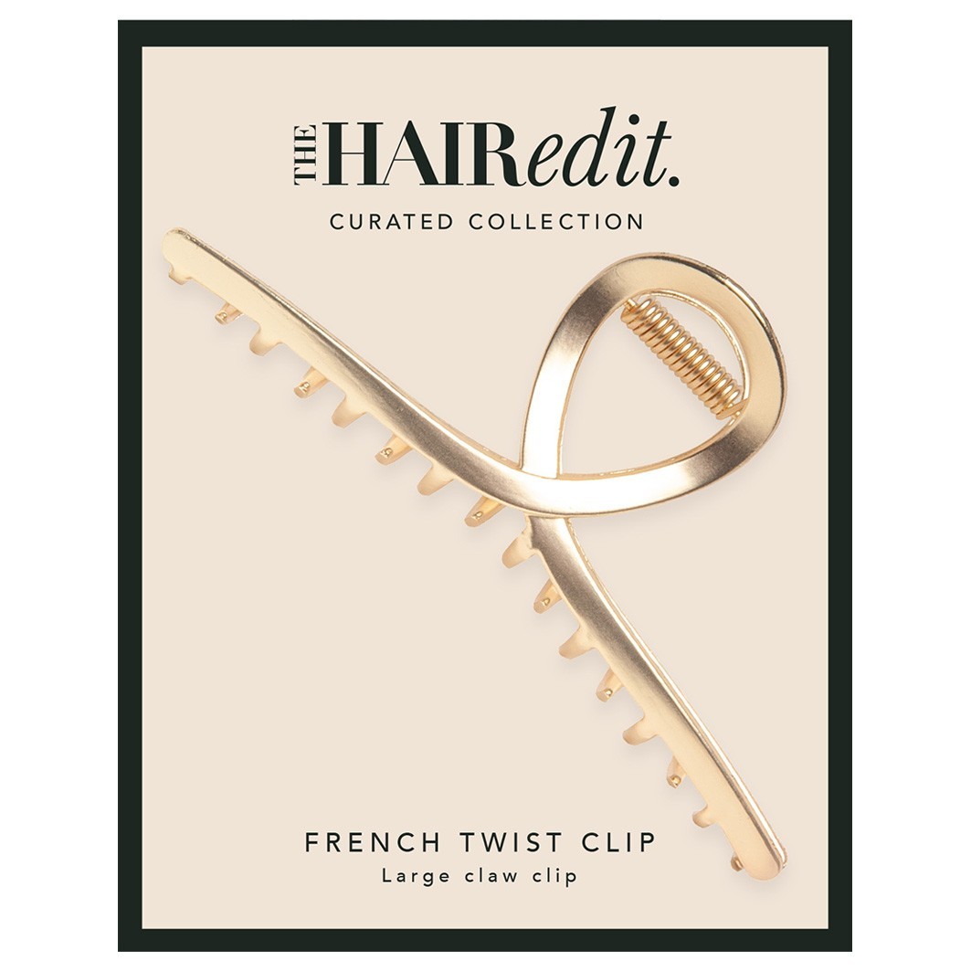 Gold French Twist Claw Clip