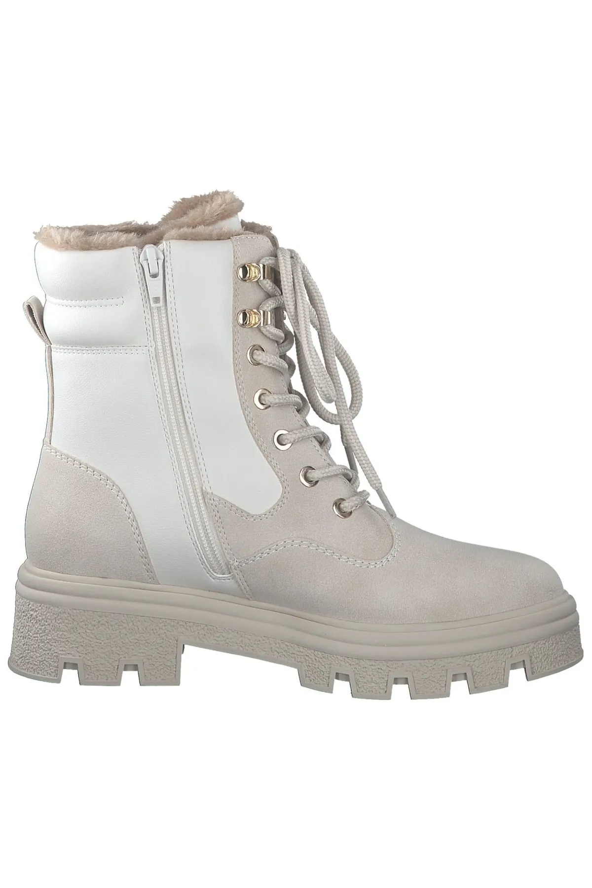 s.Oliver  Stiefelette - Grau - Blockabsatz