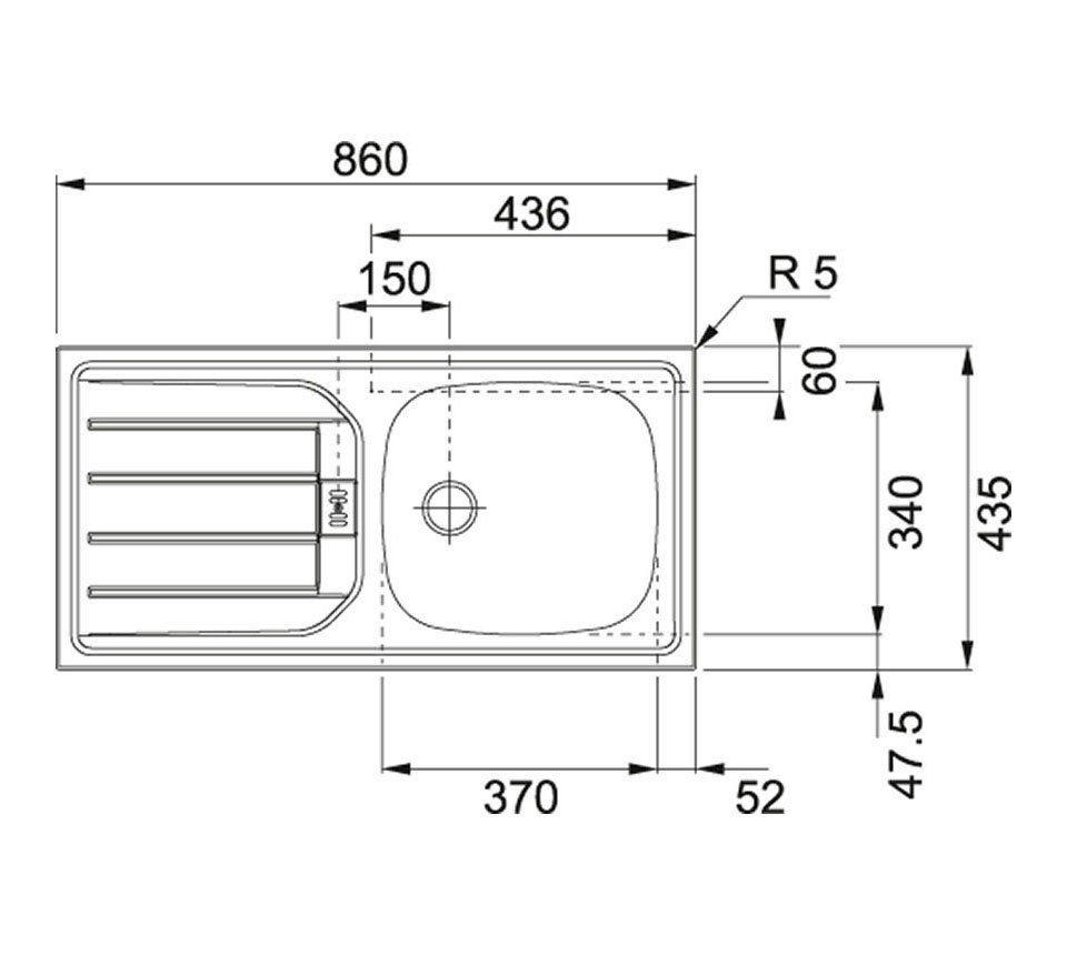 HELD MÖBEL Küchenzeile Mailand 370GA, mit E-Geräten, Breite 370 cm