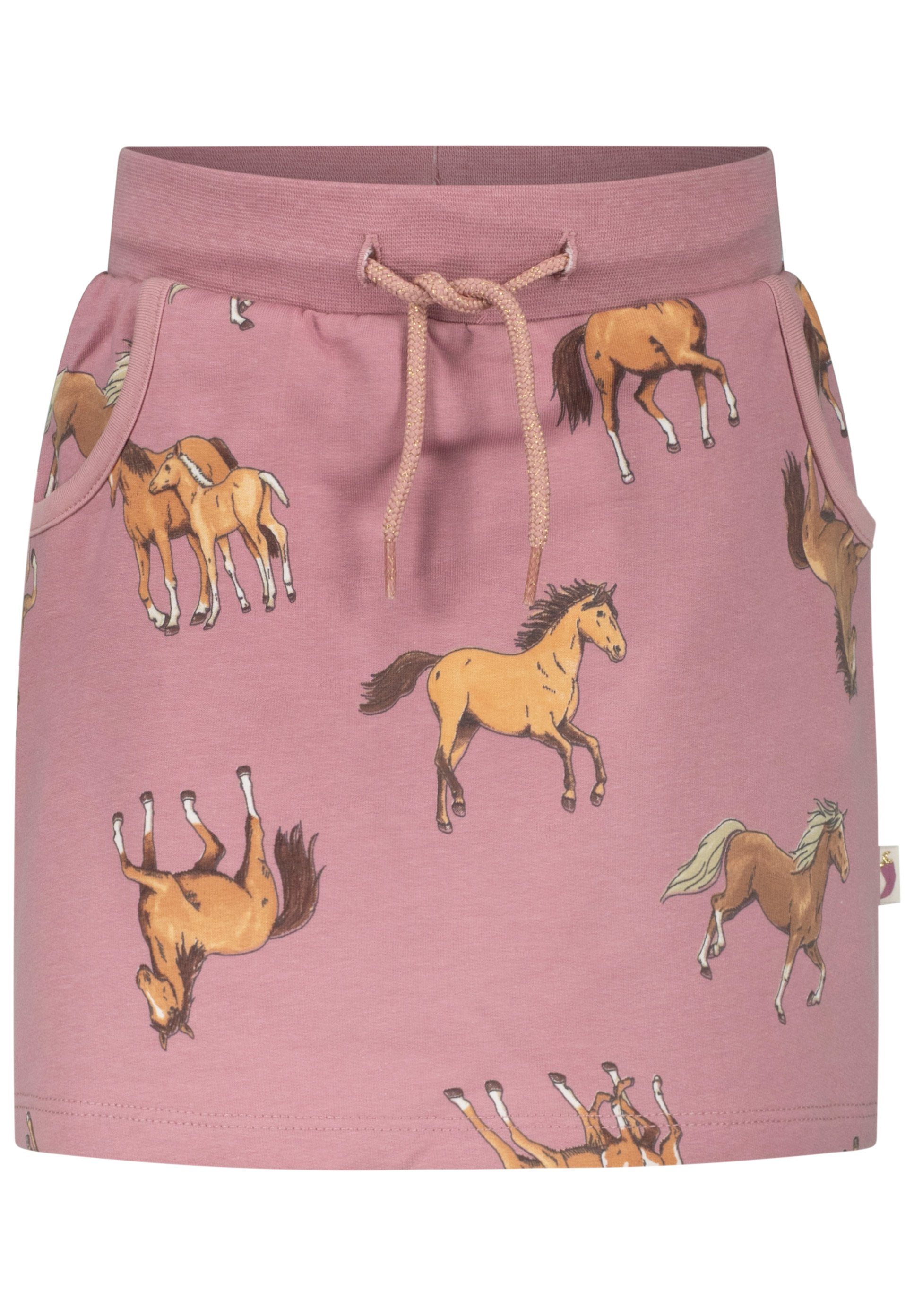 SALT AND PEPPER Midirock Girls Skirt Horses AOP (1-tlg)
