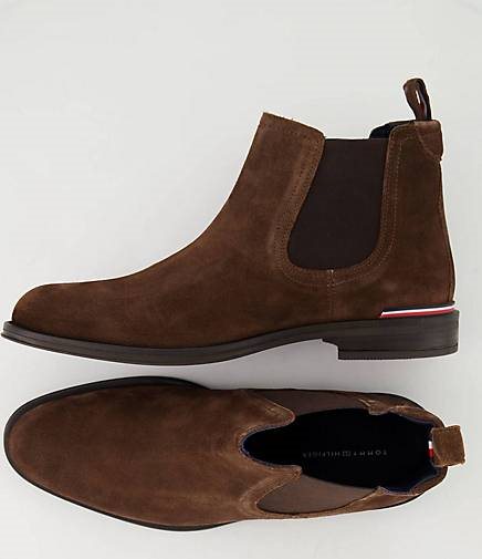 TOMMY HILFIGER Herren Chelsea Boots CORE aus Wildleder