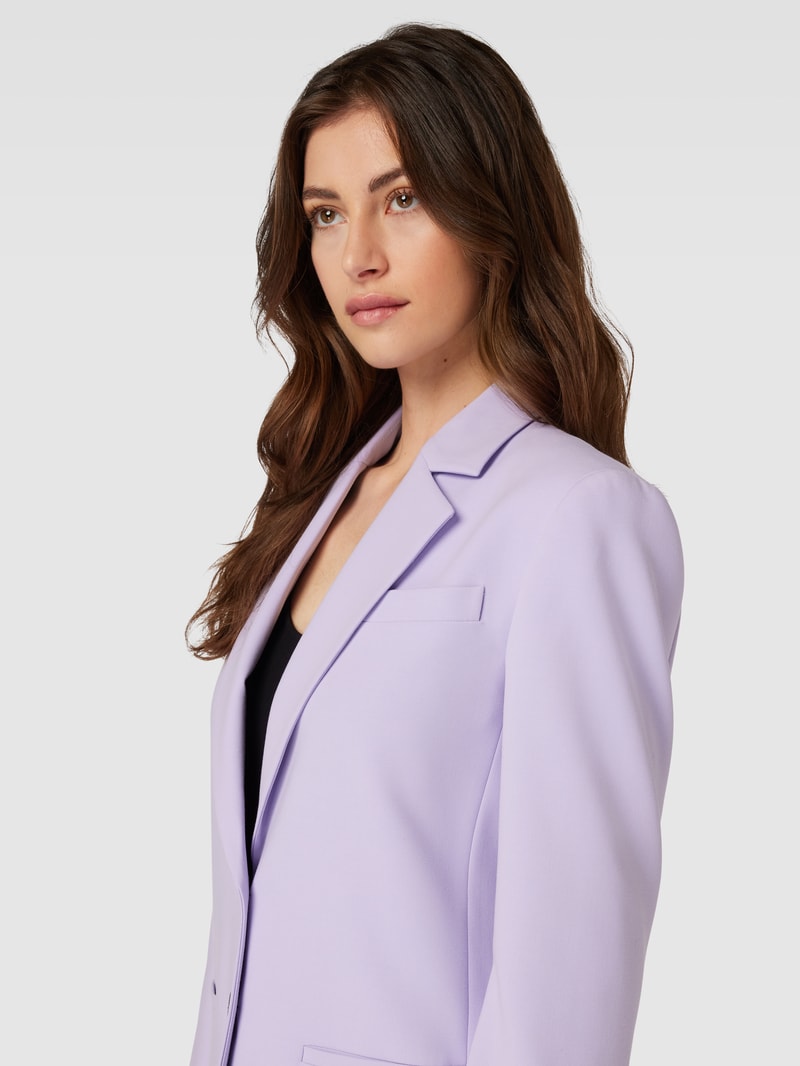 Blazer mit Label-Patch Modell 'AMYIA' in flieder