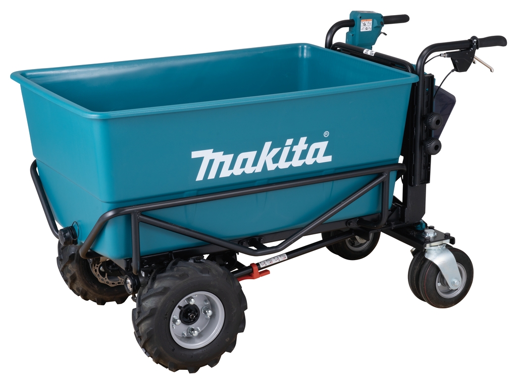 Makita DCU605Z 2 x 18V trådløs trillebår med lastebrett ekskl. batterier og lader
