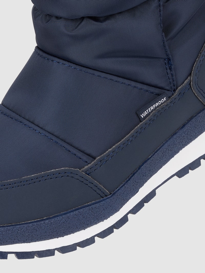 Schneestiefel aus Textil - wasserdicht in marineblau