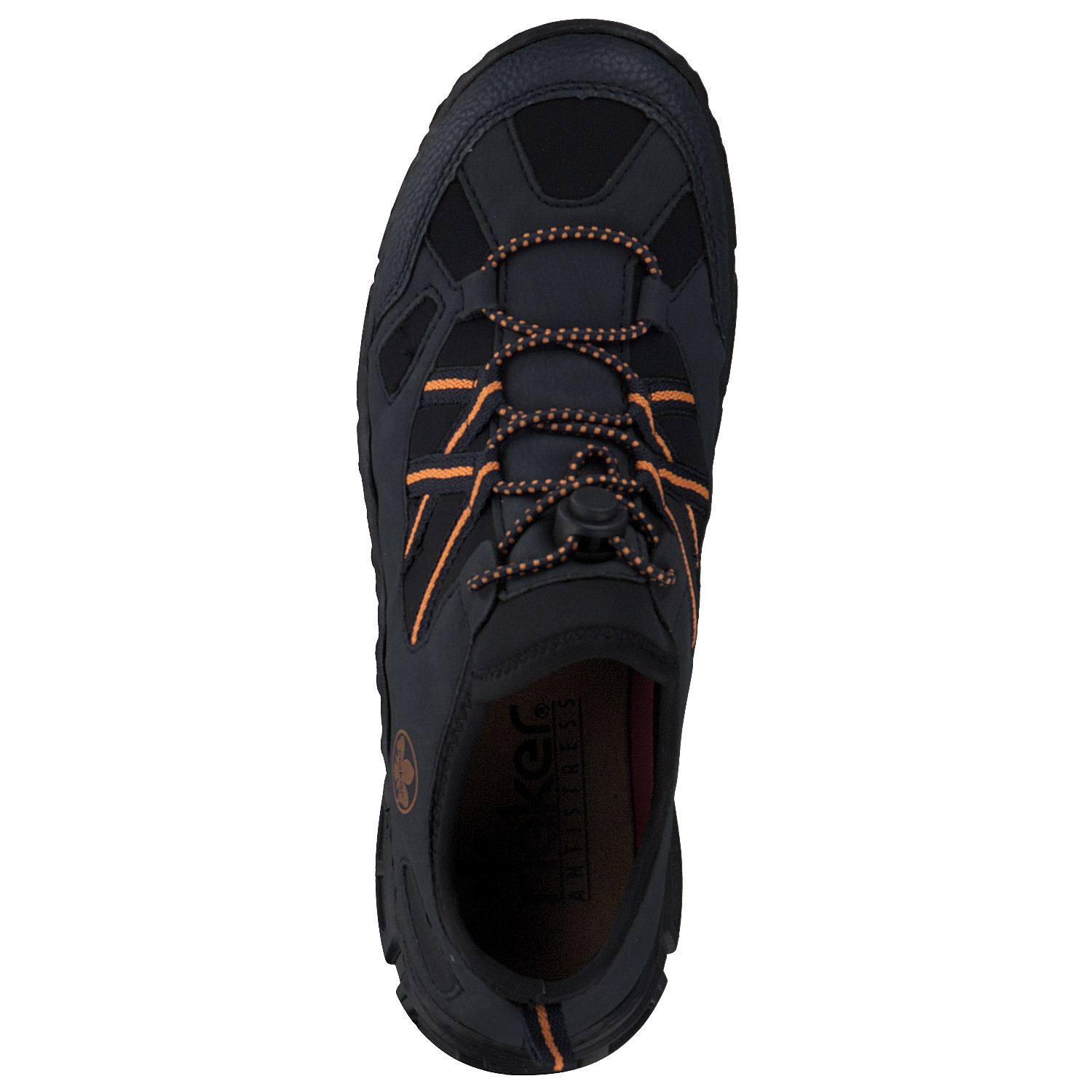 Rieker L0656, Schnürschuhe, pazifik/pazifik/schwarz