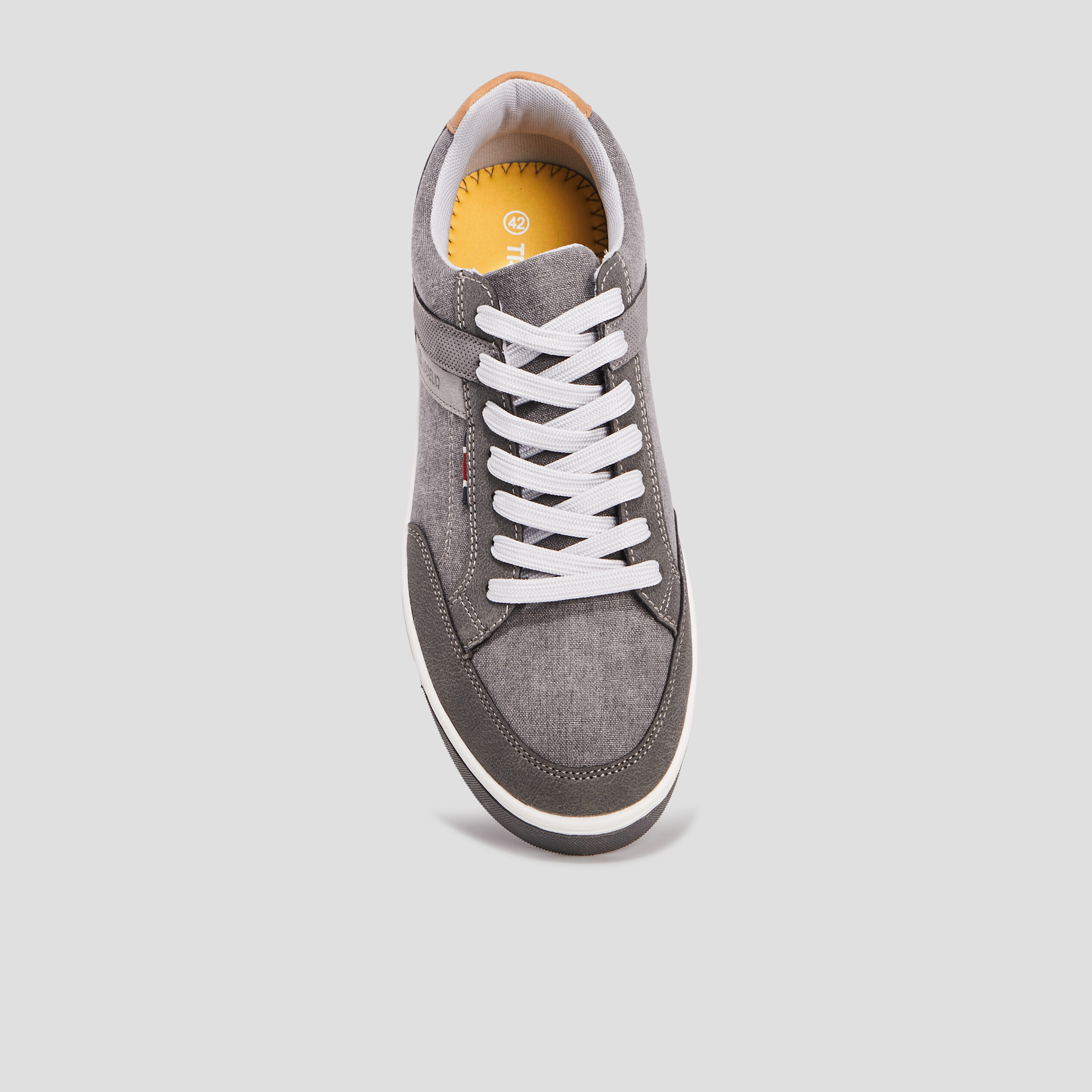 Tennis à lacets Trappeur gris homme | La Halle