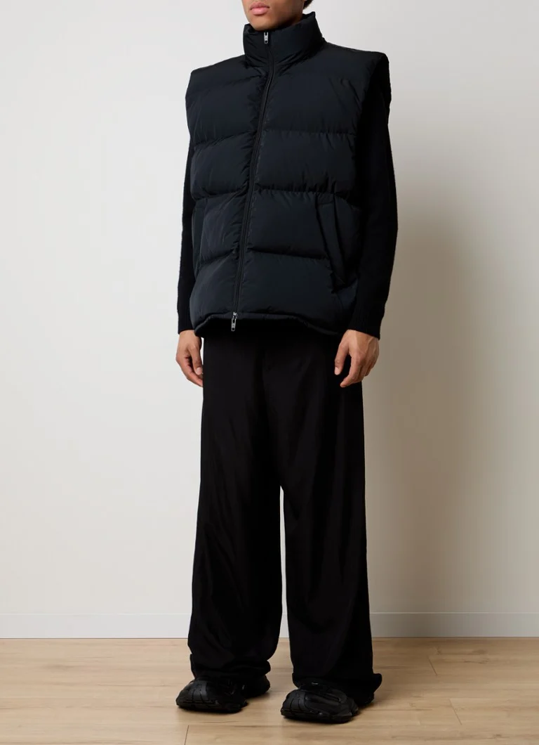 Gilet trapuntato Balenciaga con ricami boxe