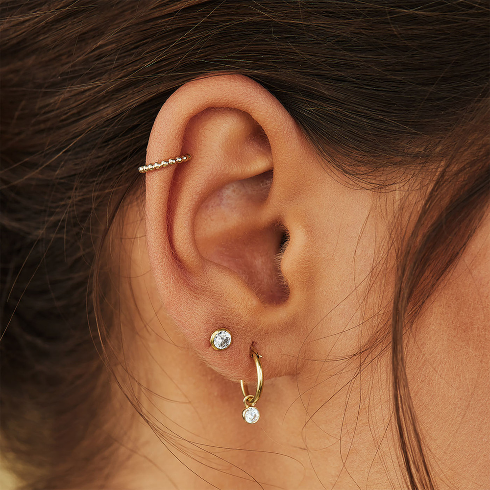 Isabel Bernard Rivoli Boucles d'oreilles - Or 585 / Or 14 carats Boucles d'oreilles