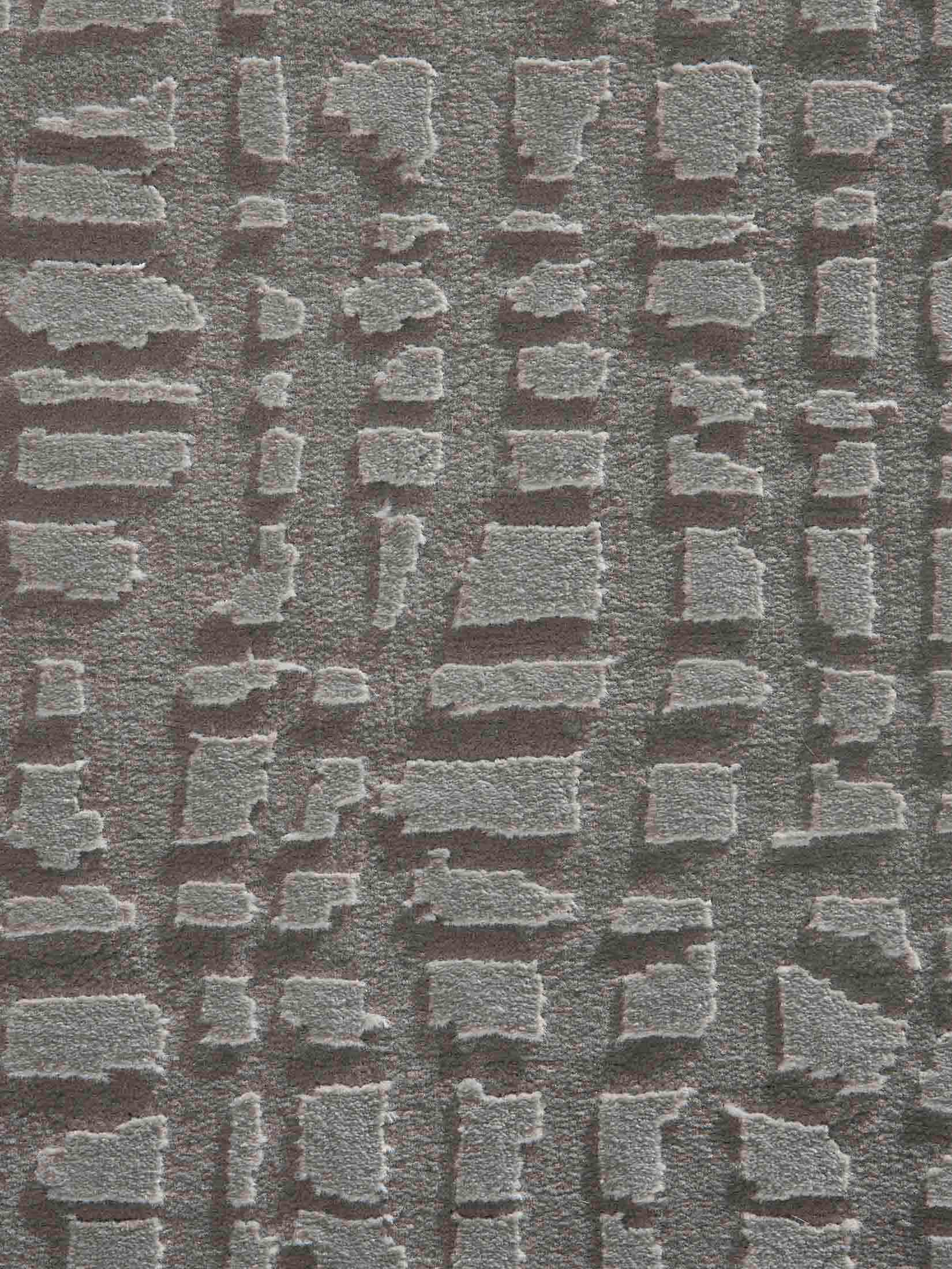 Bayonne Moderner Teppich, Silber