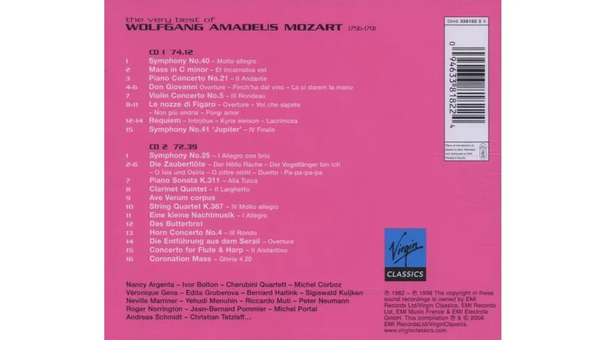 The Very Best Of Mozart