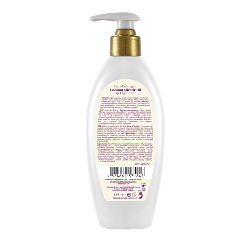 OGX Coconut Miracle Oil Air Dry Creme 177 ml