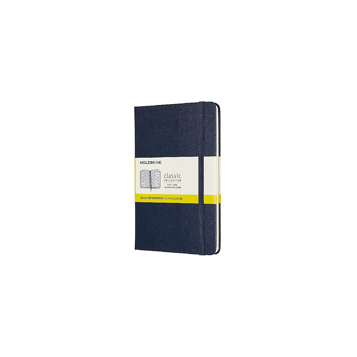 Moleskine Notizbuch, Medium, Kariert, Hard Cover, Saphir