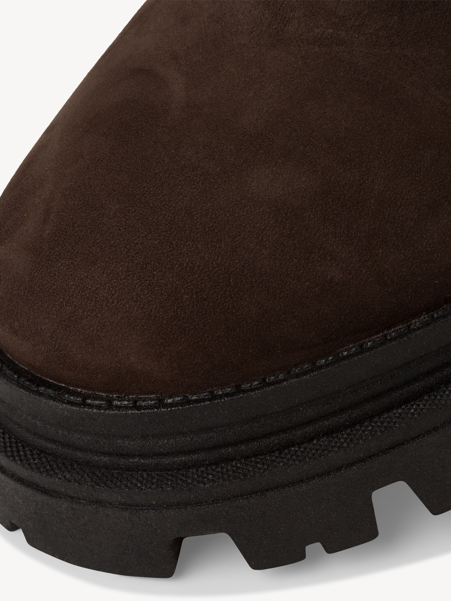 Bottine Chelsea en cuir - marron