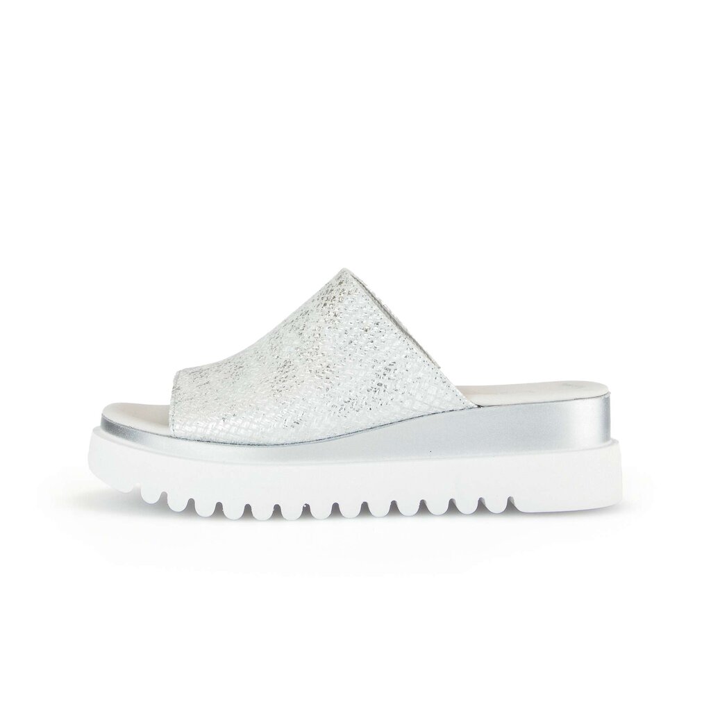 Gabor fashion Pantolette silber