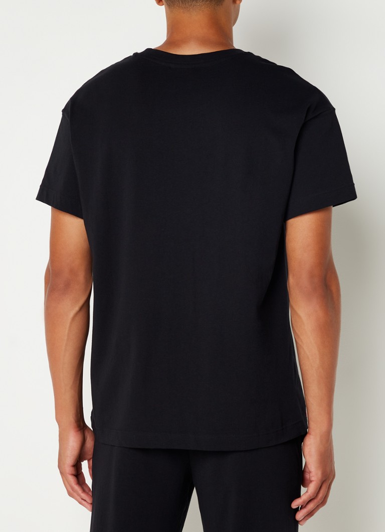 Haut de pyjama en coton HUGO BOSS avec logo