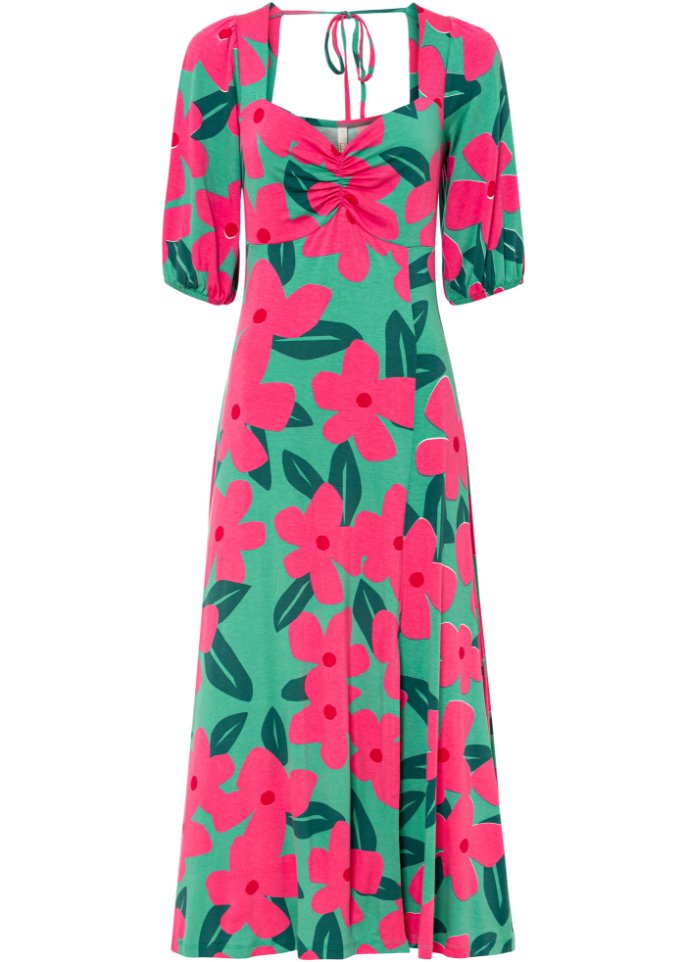 Midikleid mit Schlitz