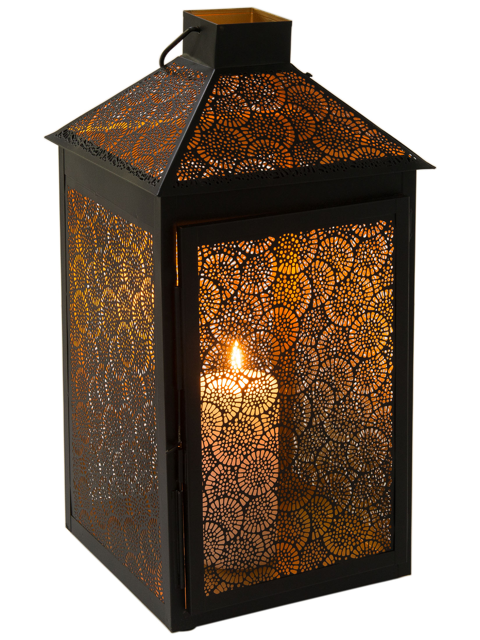 Sanzeno Laterne, Black/Gold