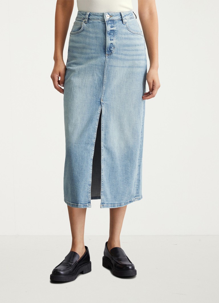 Jupe midi en jean Marc O'Polo fendue