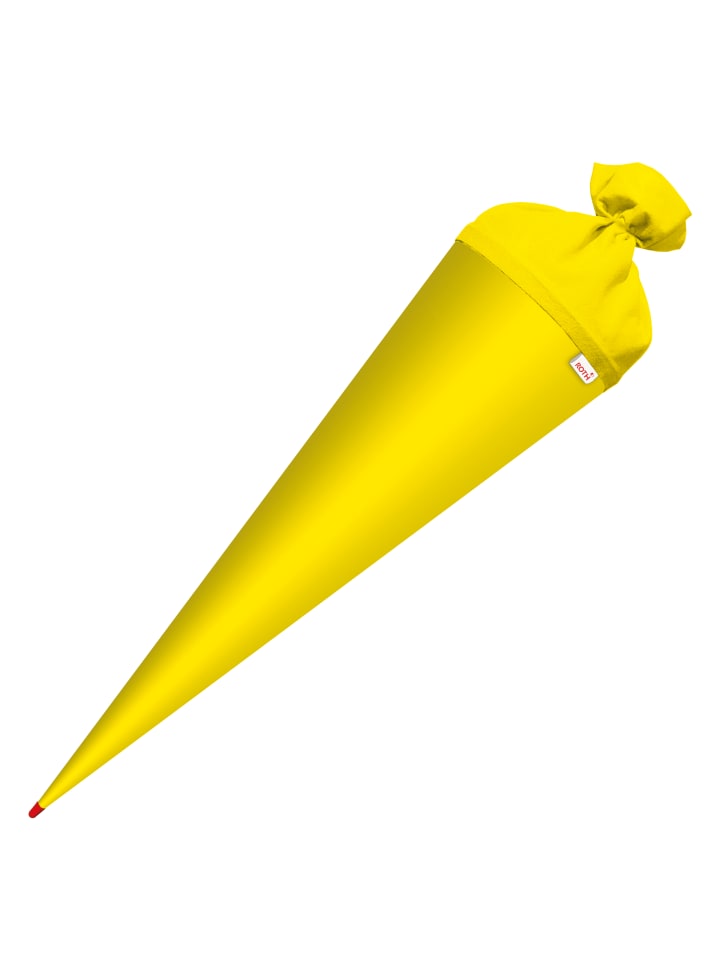ROTH Bastel-Schultüte groß gelb 70 cm Filzverschluss gelb in Gelb günstig kaufen onesize
