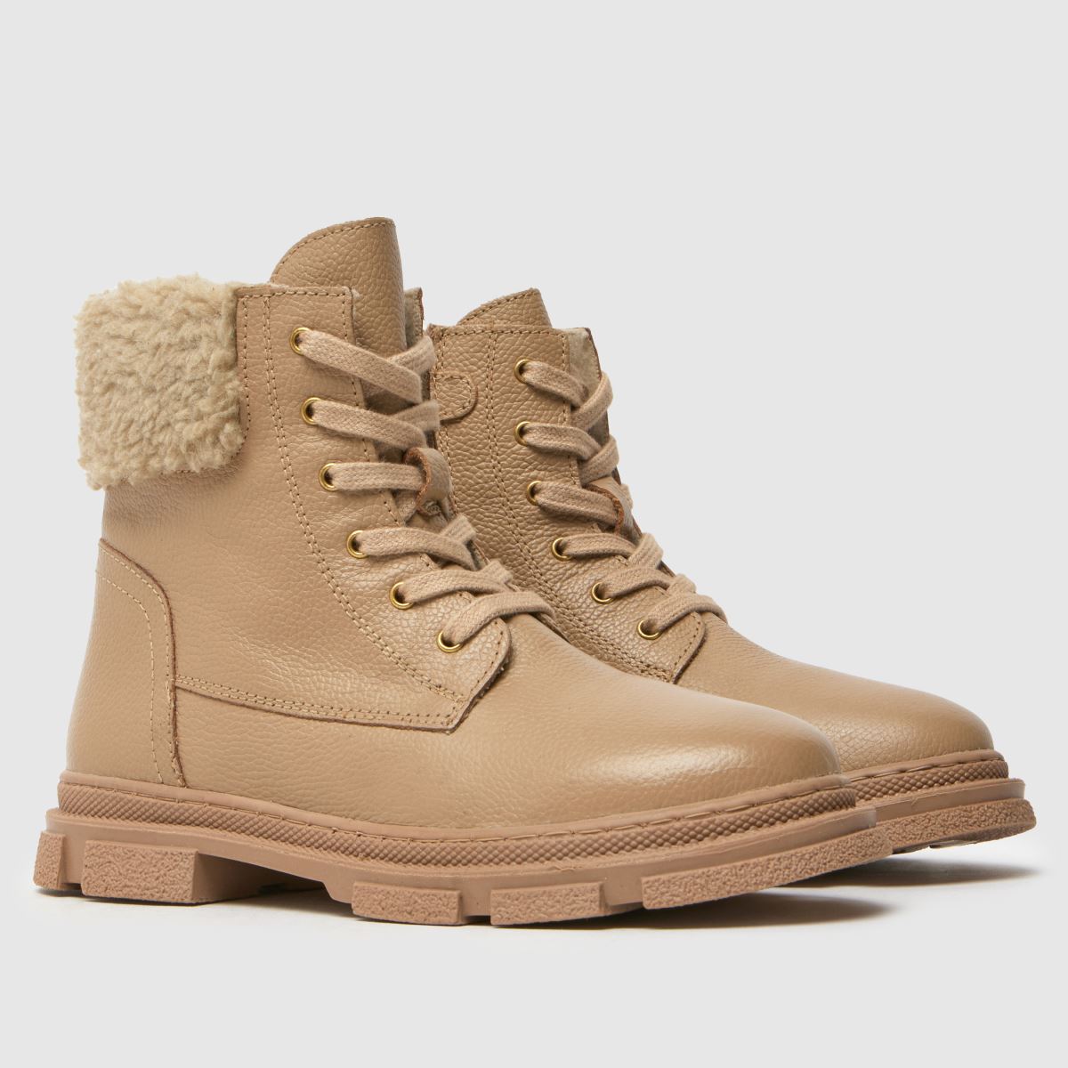 Schuh természetes bőr szőrme Lány junior csizma