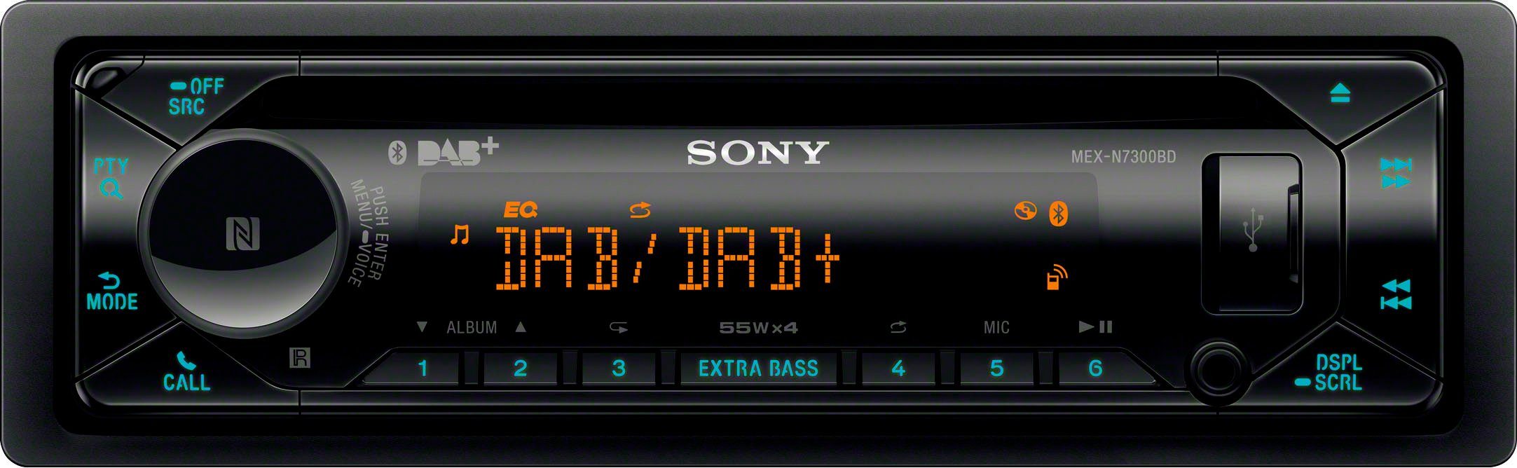 Sony MEXN7300KIT Autoradio (Digitalradio (DAB), 55 W)